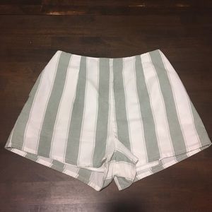 Striped Linen shorts - the Fifth Label